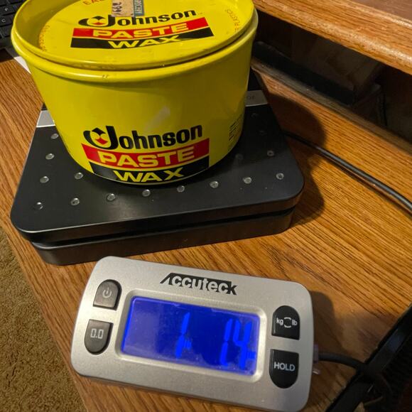 Johnson Paste Wax Vintage 1982  Original Formula 16 oz Tin Discontinued 90% Full - Picture 4 of 10